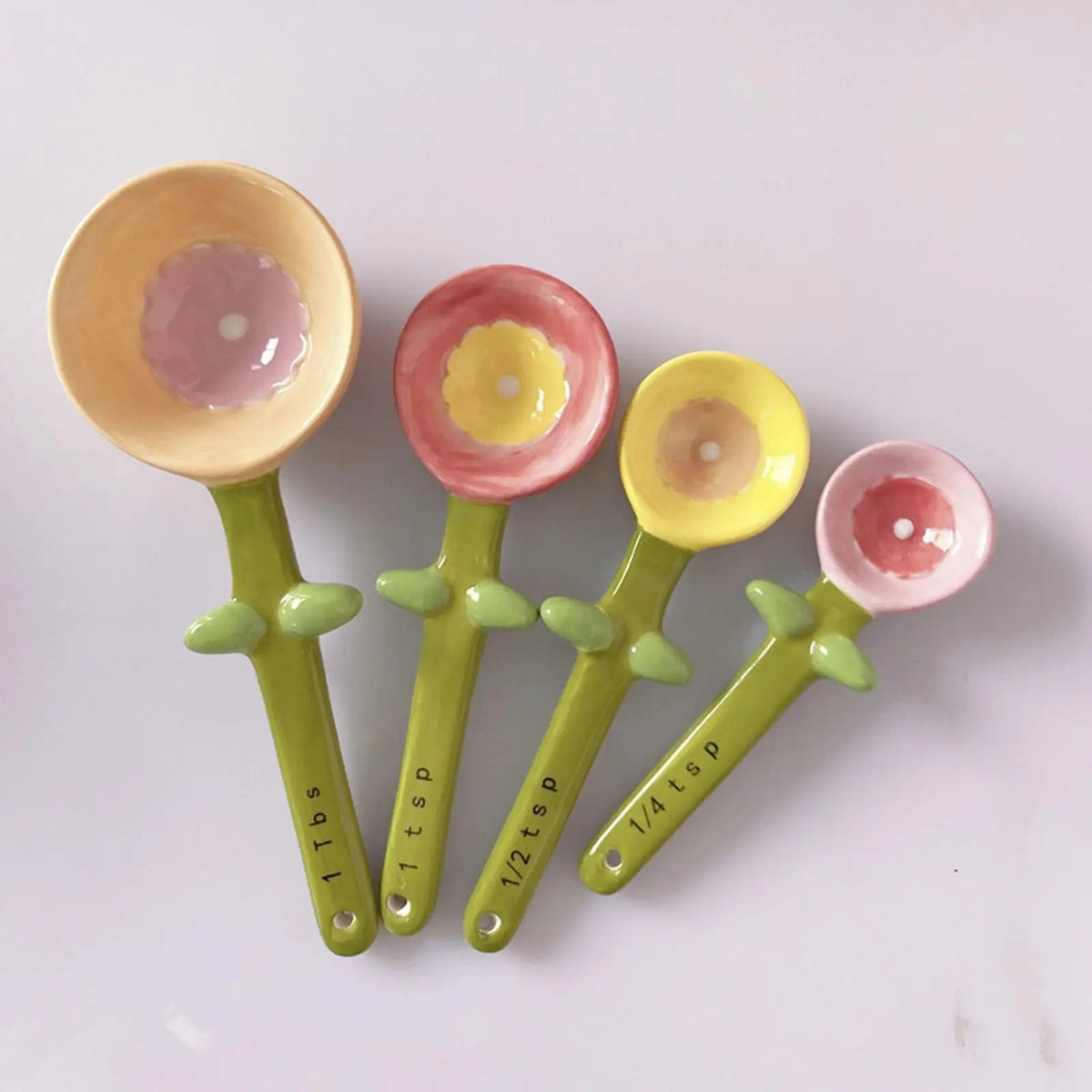Cucharas medidoras de cerámica
