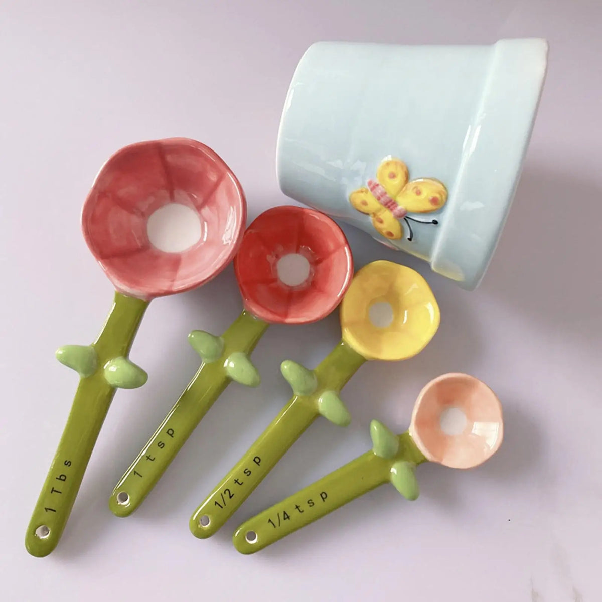 Cucharas medidoras de cerámica