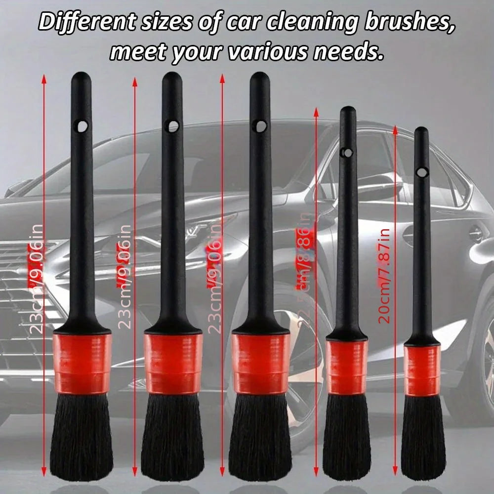 Kit de cepillos para limpieza del coche